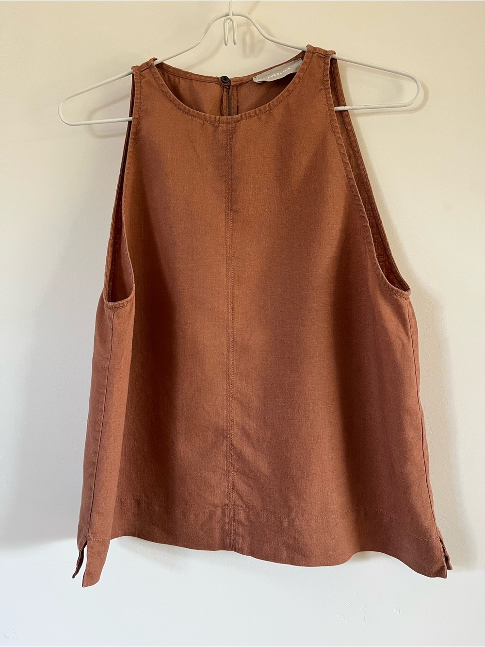 Everlane 100% Linen Sleeveless Tank Top